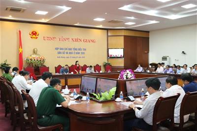 Hội nghị trực tuyến đánh giá kết quả thực hiện giai đoạn 1 và triển khai nhiệm vụ giai đoạn 2 Tổng điều tra dân số và nhà ở tỉnh Kiên Giang